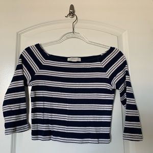 Forever 21 blue crop top